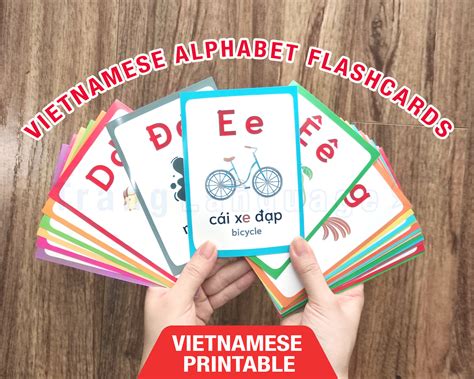 Printable Vietnamese Flashcards